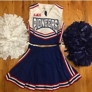 AUTHENTIC VINTAGE COLLEGE CHEERLEADING UNIFORM